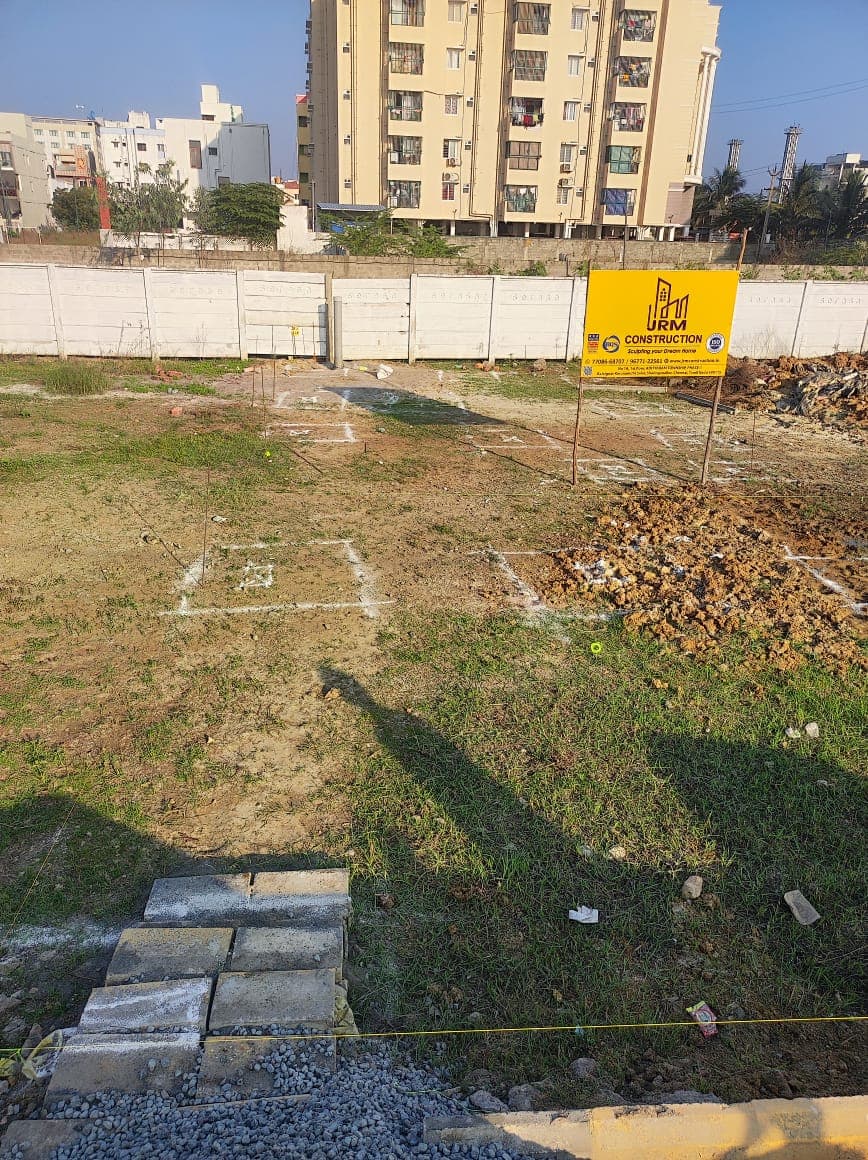 Setting reference points for excavation