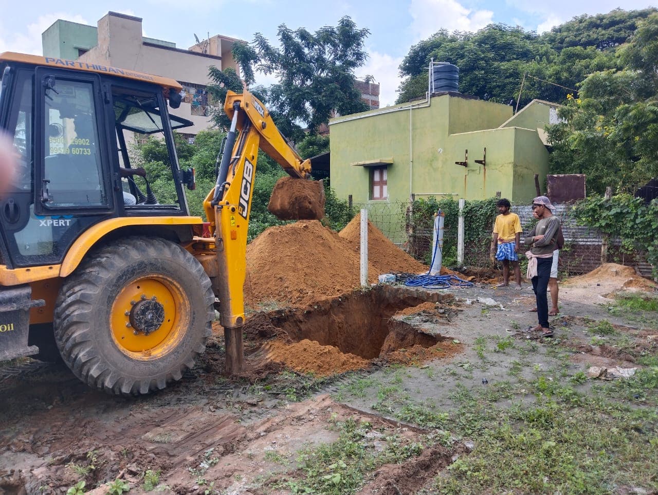 Digging as per structural plan