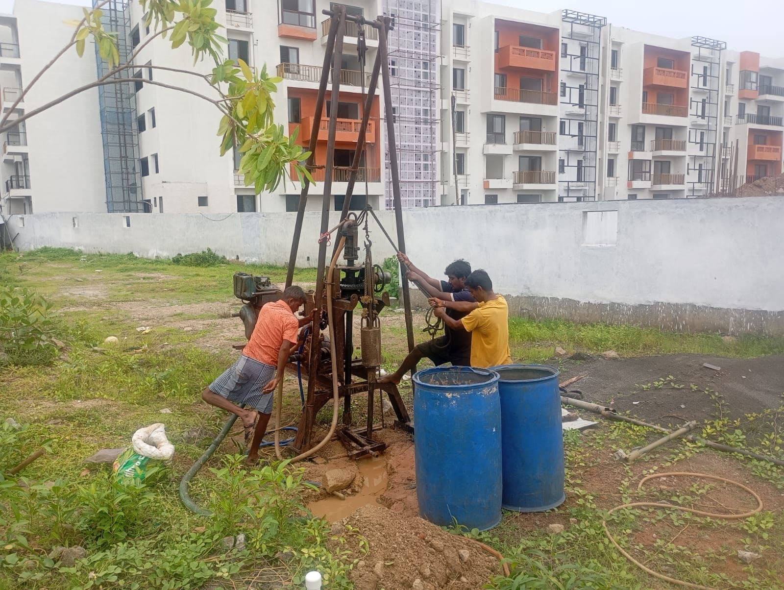 Soil sample collection for testing